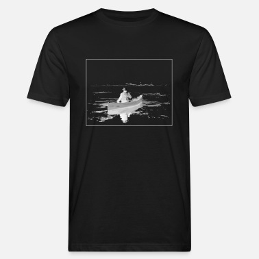 Bezdroża Kajak na jeziorze I Przygoda Wilderness Natura - Ekologiczna koszulka męska