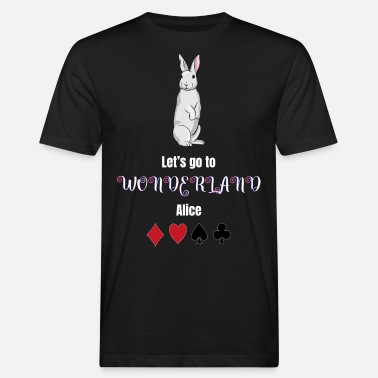 Wunderland Alice im Wunderland - Männer Bio T-Shirt