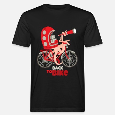 Takaisin Bike - Miesten luomu t-paita