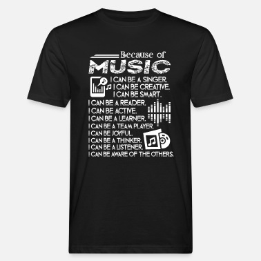 I Love Music Music I Love Music - Ekologiczna koszulka męska