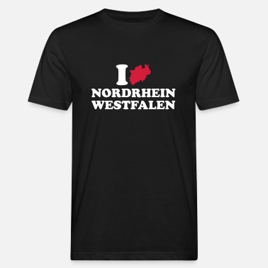 Nordrhein Nordrhein-Westfalen - Økologisk T-skjorte for menn