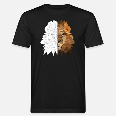 Dwukolorowy Loewe wielobok dwukolorowy - Ekologiczna koszulka męska