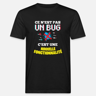 Bug t-shirt pour développeur bug - T-shirt bio Homme