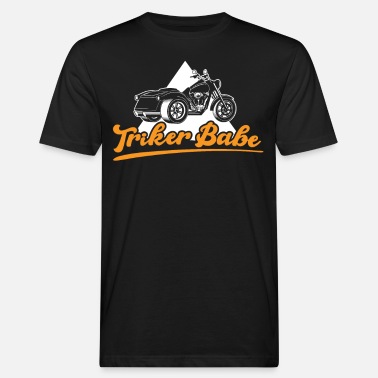 Dreirad Triker Babe Dreirad Trikefahrerin Motorsport - Männer Bio T-Shirt