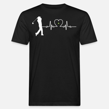 Golfmaila Golf syke golfmailat golfaaja - Miesten luomu t-paita