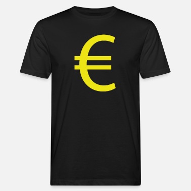 Euro €, Euro, Euro-merkki - Miesten luomu t-paita