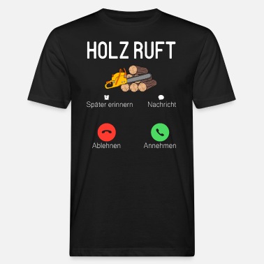 Mobile Un tshirt pour les artisans disant Appels de - T-shirt bio Homme