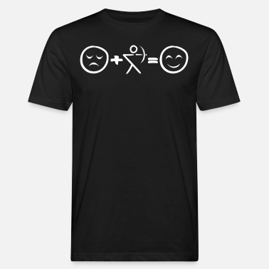 Sad Grab This EyeCatching Shirt Sad+Archery = - Men’s Organic T-Shirt