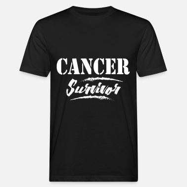 Kreft Overlevende kreft overlevende - Økologisk T-skjorte for menn