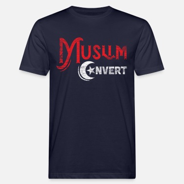 Muzułmanin muzułmanin - Ekologiczna koszulka męska