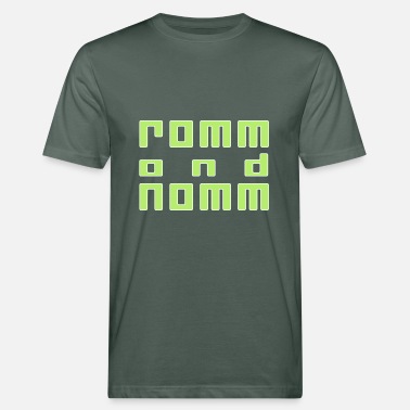 Frem Og Tilbake rommondnomm - Økologisk T-skjorte for menn