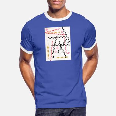 Pattern Abstract - Men&#39;s Ringer T-Shirt