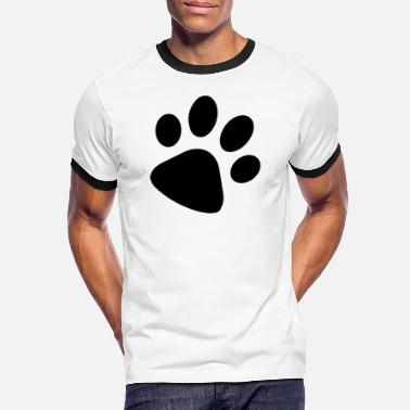 Zwierzę Domowe Kot, kot, zwierzę, zwierzę domowe - Koszulka męska z kontrastowymi wstawkami