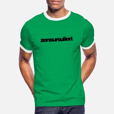 Leyen zensursuliert - Kontrast T-skjorte for menn