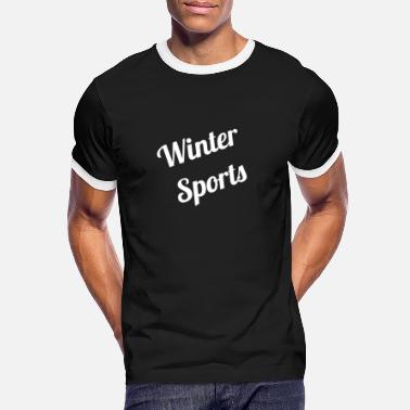 Sports D'hiver Sports d&#39;hiver Sports d&#39;hiver Sports d&#39;hiver X-Mas - T-shirt contrasté Homme