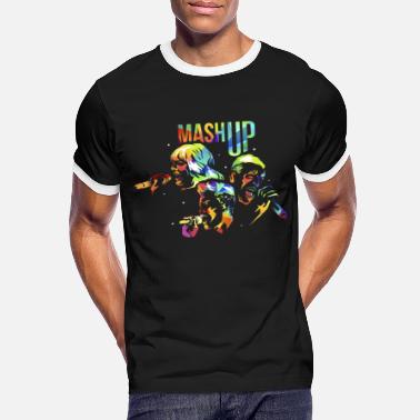 Mashup Wielobok MashUp - Koszulka męska z kontrastowymi wstawkami