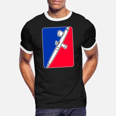Major League Major League Airbrush - Kontrast T-skjorte for menn