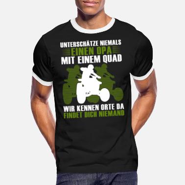 Quad Cooles ATV Quad Opa Geschenk - Männer Ringer T-Shirt
