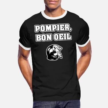 Braise POMPIER, BON OEIL - JEUX DE MOTS - FRANCOIS VILLE - T-shirt contrasté Homme