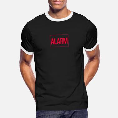 Alarm alarm - Koszulka męska z kontrastowymi wstawkami