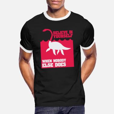 Lochness Lochness Nessie Skottland - Kontrast T-skjorte for menn