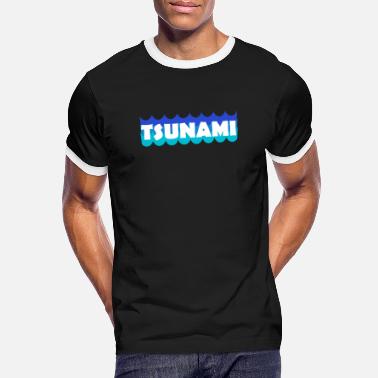 Tsunami tsunami - Kontrast T-skjorte for menn