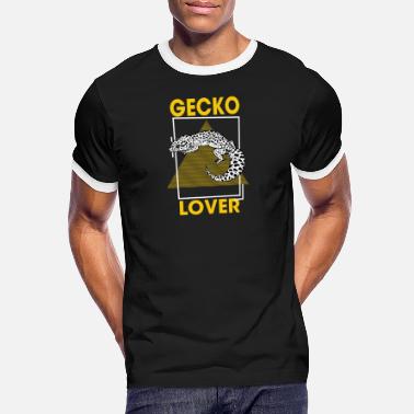 Harjattu Gecko Lover - Crestie , Lisko , Eläinten - Naisten u-aukkoinen t-paita