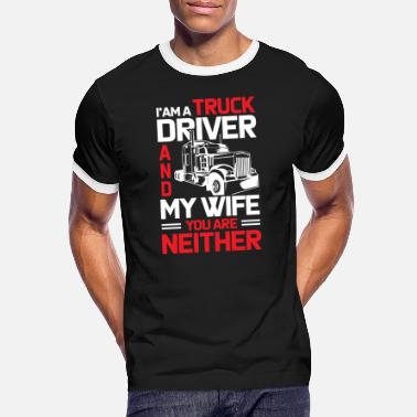 Turbo Lastebilsjåfør - Kontrast T-skjorte for menn