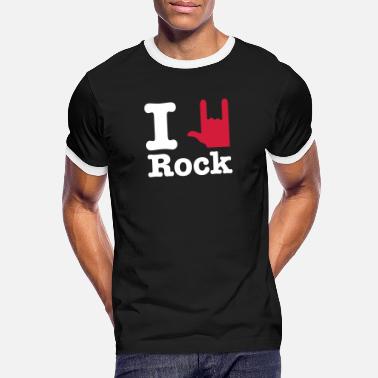 I Love Rock i love rock - Men&#39;s Ringer T-Shirt