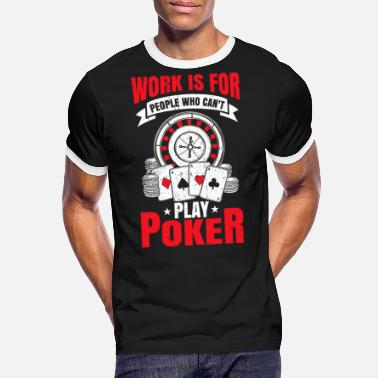 Pokerinpeluu Pokeri lahja pokeripelimerkit kortit kasino kaikki sisään - Naisten u-aukkoinen t-paita