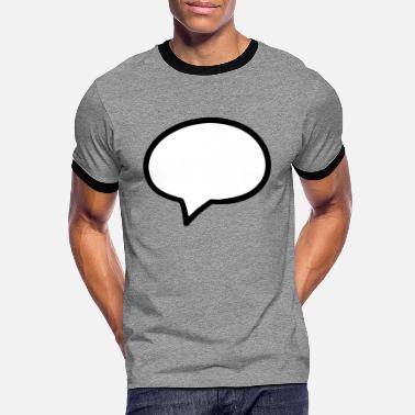 Sprechend Sprechblase Comic Sprechend - Männer Ringer T-Shirt