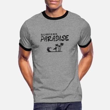 Paradise Surfers Paradise - Men&#39;s Ringer T-Shirt