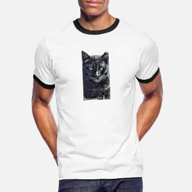 Luck Black cat black cat - Men&#39;s Ringer T-Shirt