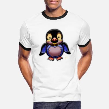 Smykker Pingvin - Kontrast T-skjorte for menn