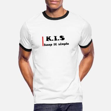 Kis KIS - Kontrast T-skjorte for menn