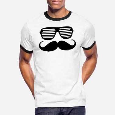 Atzenbrille Atzenbrille - Moustache - Männer Ringer T-Shirt
