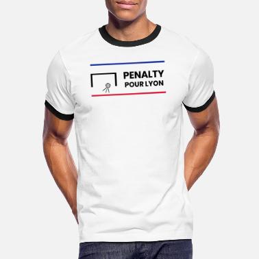 Penalty Kick Penalty for Lyon - Men&#39;s Ringer T-Shirt