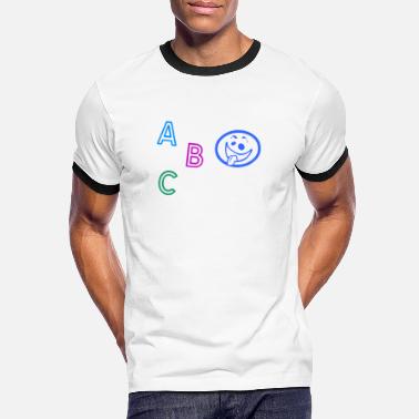 Abc ABC - Kontrast T-skjorte for menn