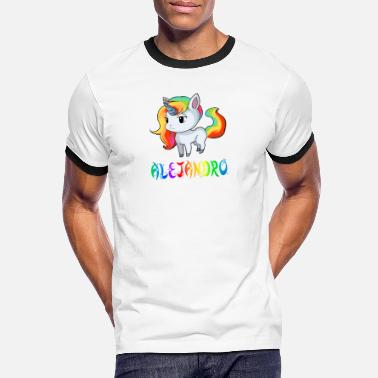 Alejandro Einhorn Alejandro - Kontrast T-skjorte for menn