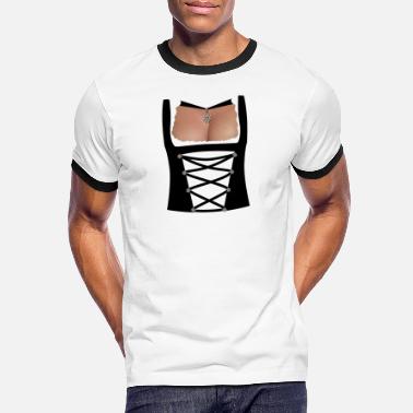 Dirndl Dirndl - Kontrast T-shirt mænd