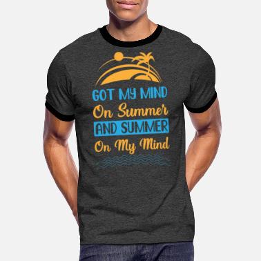 Verfallen Dem Sommer verfallen - Männer Ringer T-Shirt