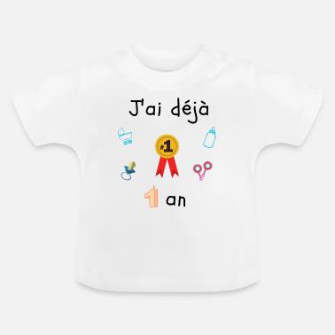 Vetements Pour Bebes Anniversaire 1 An A Commander Spreadshirt