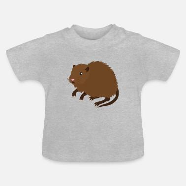 Rat Musque En Marron Bavoir Bebe Spreadshirt Rat Musque En Marron Bavoir Bebe Spreadshirt