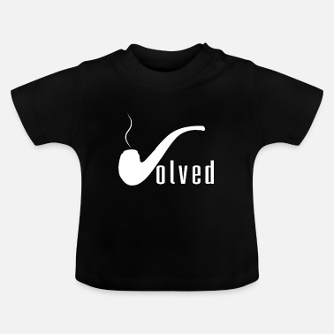 Tobacco Solved smoking pipe tobacco gift idea - Baby T-Shirt