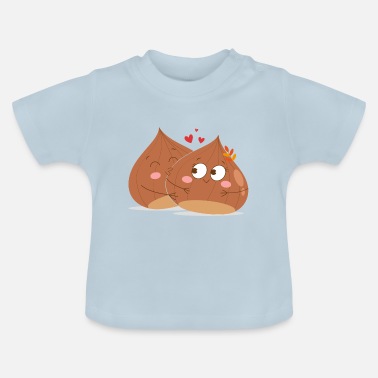 marron amoureux - T-shirt Bébé