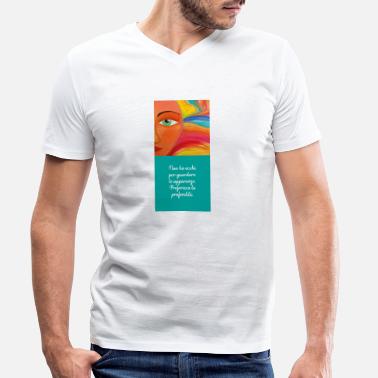 Syvyys syvyys - Miesten v-aukkoinen t-paita