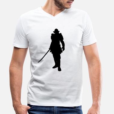 Shadow Samurai Shadow - Miesten v-aukkoinen t-paita