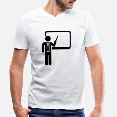 Lecturer Lecturer - Men&#39;s Organic V-Neck T-Shirt