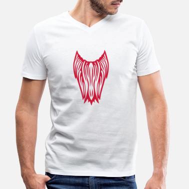 Longue Corne barbe longue 1109 - T-shirt bio col V Homme