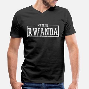 Rwanda Rwanda - T-shirt bio col V Homme